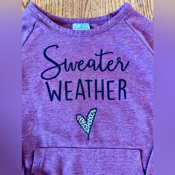 Sparkle in Pink Mommy & Me “Sweater Weather” shirt set - Picture 2 of 7